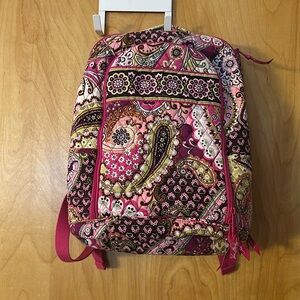 Vera Bradley Very Berry Paisley (Retired Pattern) Tech Backpack